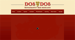 Desktop Screenshot of dos-y-dos.com