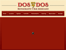 Tablet Screenshot of dos-y-dos.com